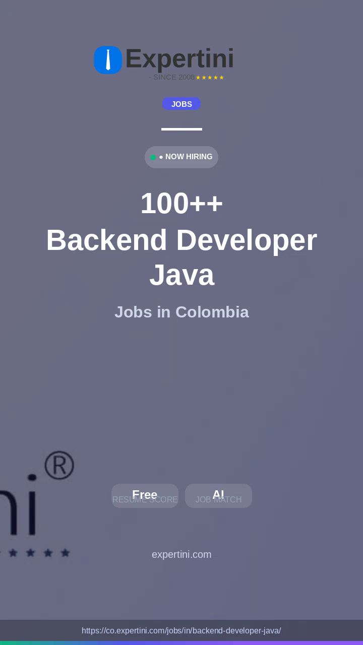 6,810+ Backend Developer Java Jobs in Colombia — Top Companies Hiring September 2026