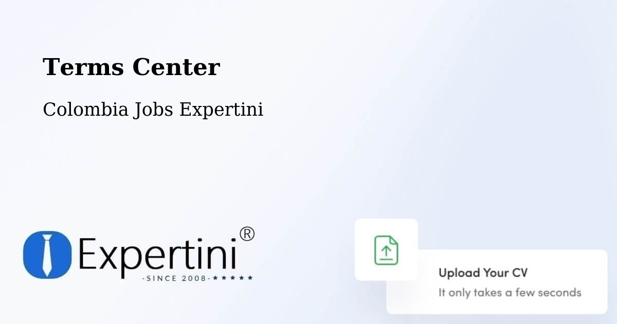 Terms Center - Colombia Jobs Expertini